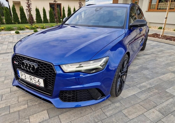 Audi RS6 cena 255000 przebieg: 153000, rok produkcji 2016 z Koło małe 121